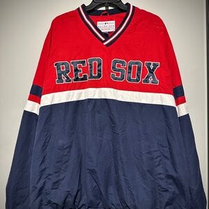 Vintage Red and Blue Red Sox Pullover🔥